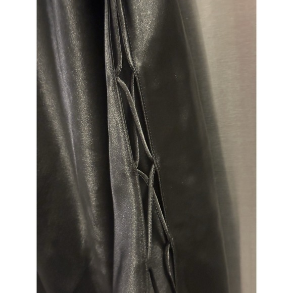 Victoria's Secret Pink Tag Dress/Nightie Black SzM Lace Up Sides Adjust Straps - Picture 5 of 11